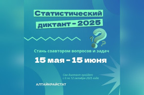 Стань соавтором Статистического диктанта – 2025.